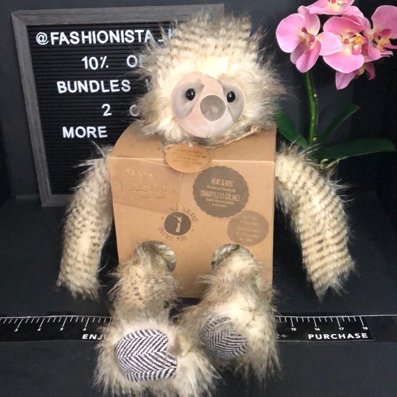 NEW Little toasties New Zealand -Gus the sloth - Picture 1 of 9